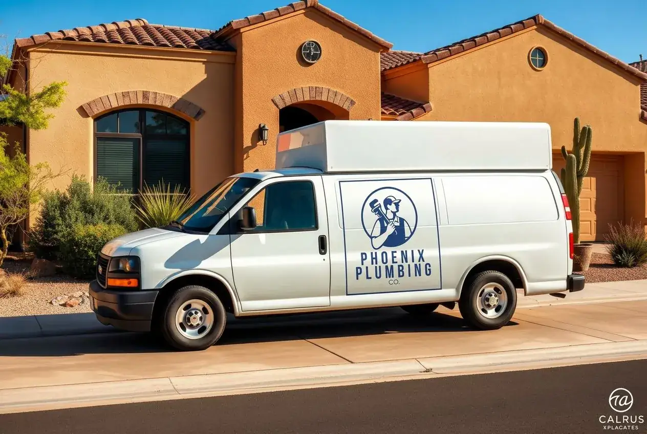 Phoenix Plumbing Co. repiping & pipe repair truck serving Glendale, AZ